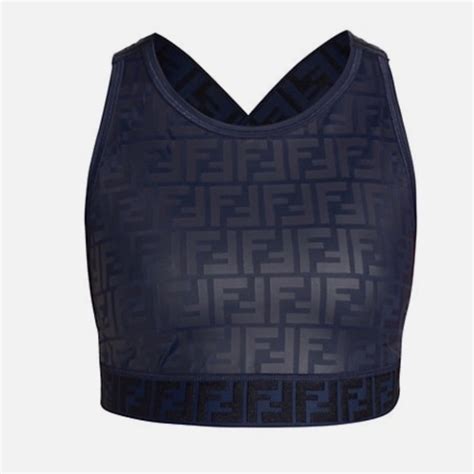 fendi sports bra cost|Fendi fendirama sports bra.